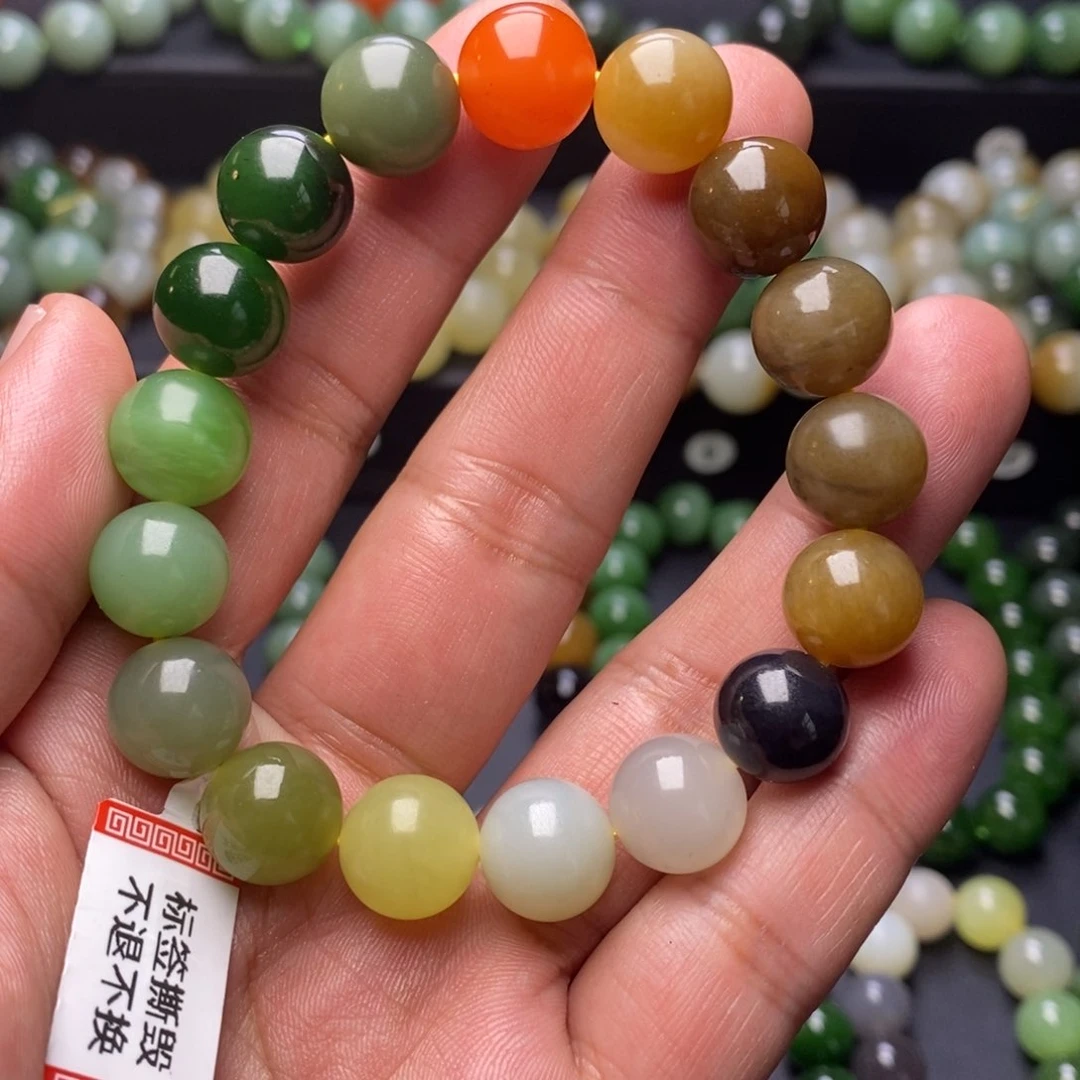 和田玉手串未镶嵌