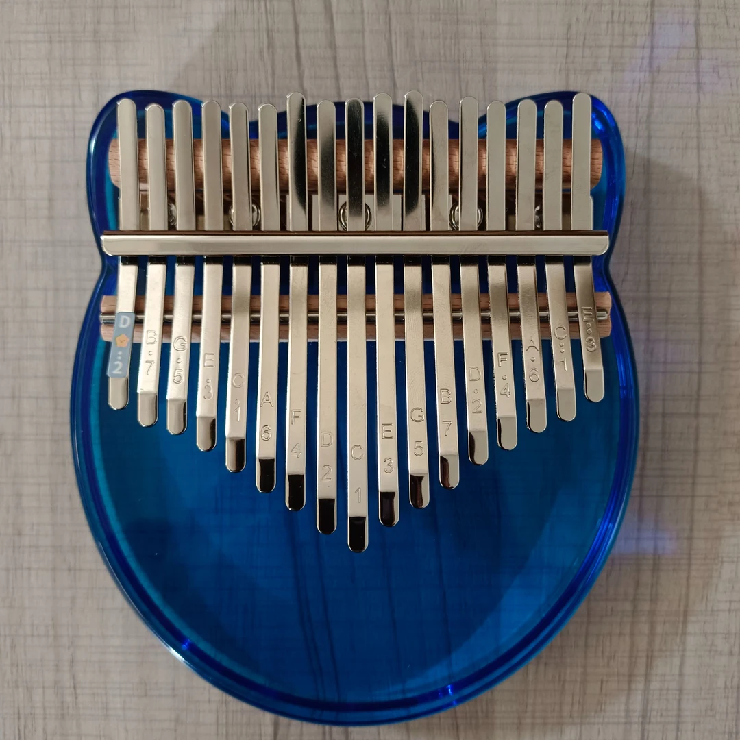 卡林巴拇指琴17音入门款式颜色随机发