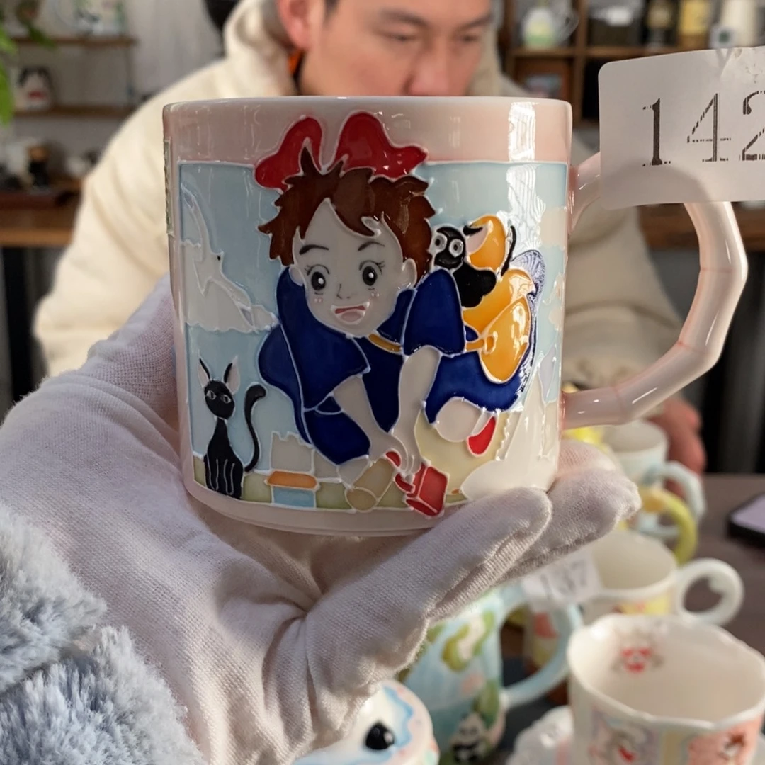 瓷片景德镇釉下彩手绘