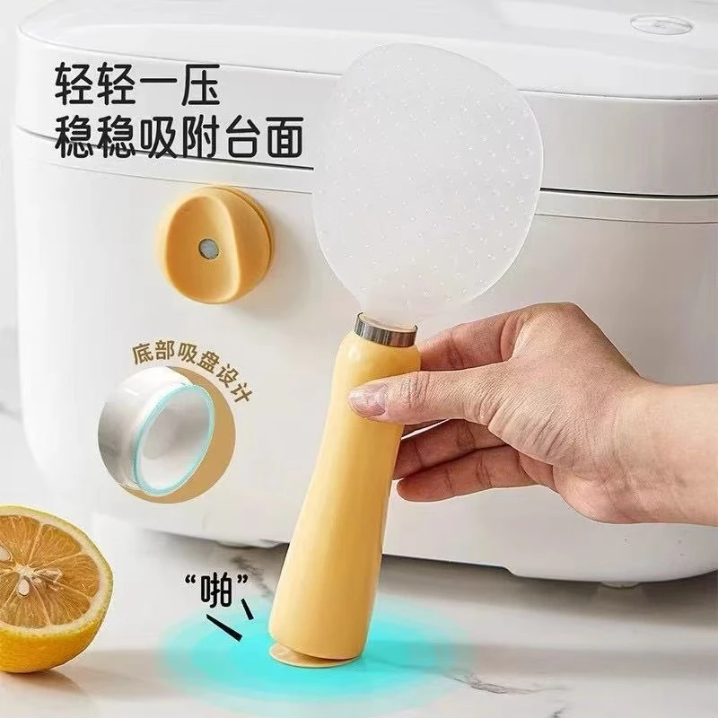 磁吸式可立式不粘米饭打饭铲子勺子家用电饭煲盛饭饭勺