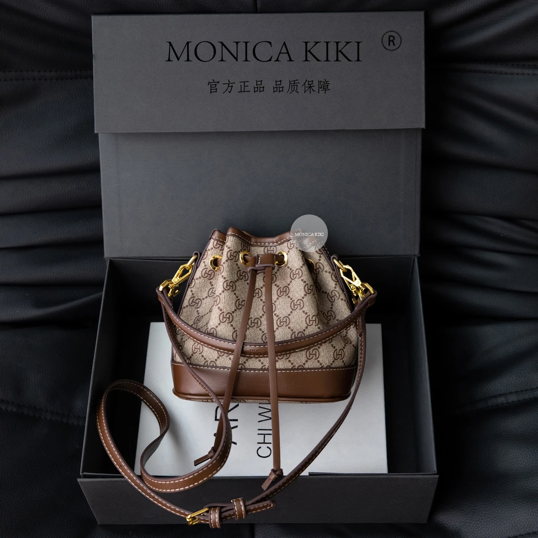 MONICA KIKI/莫妮卡奇奇福袋包新款经典复古小众百搭斜挎包8162