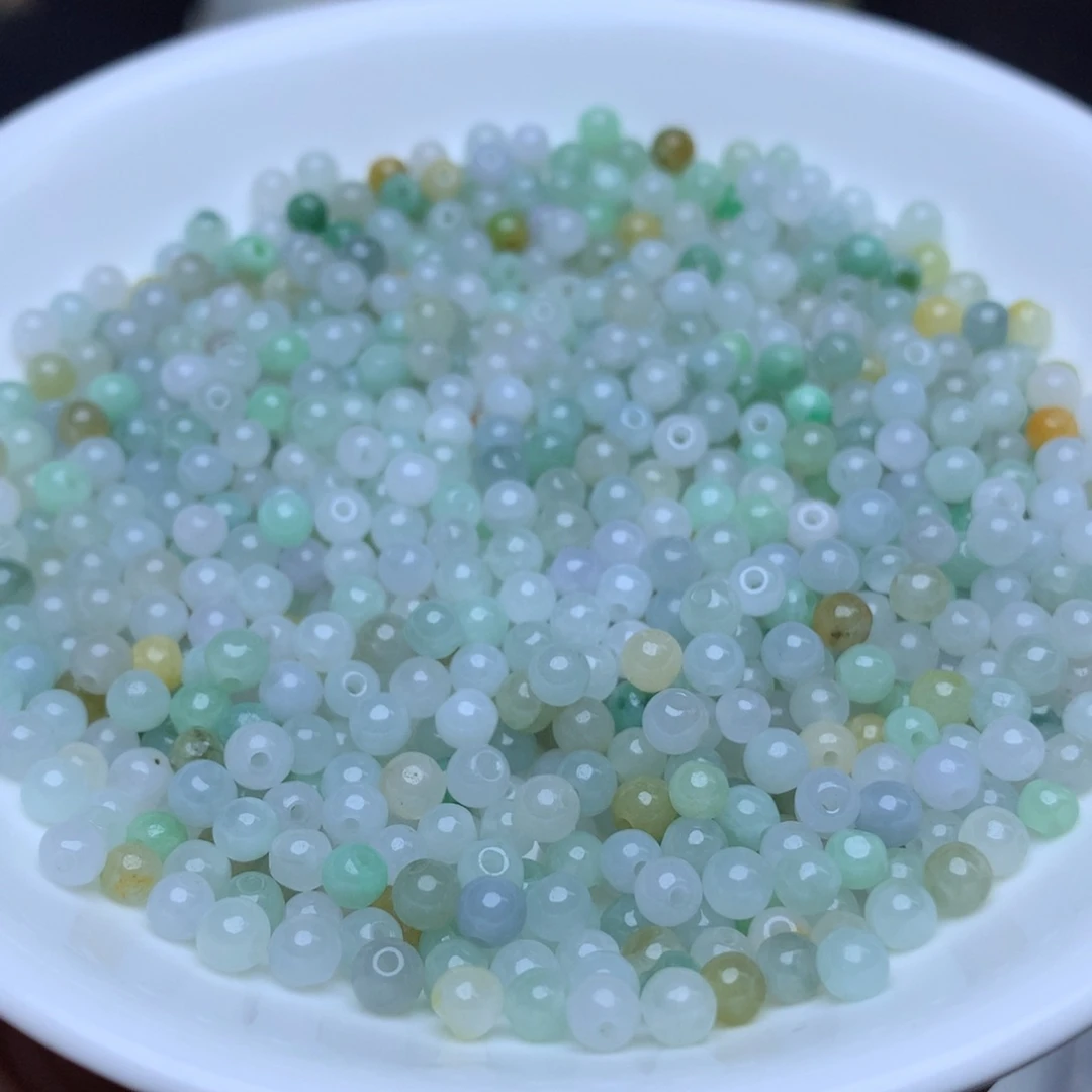 【闪购商品】翡翠手链未镶嵌卡3.5冰三彩100个