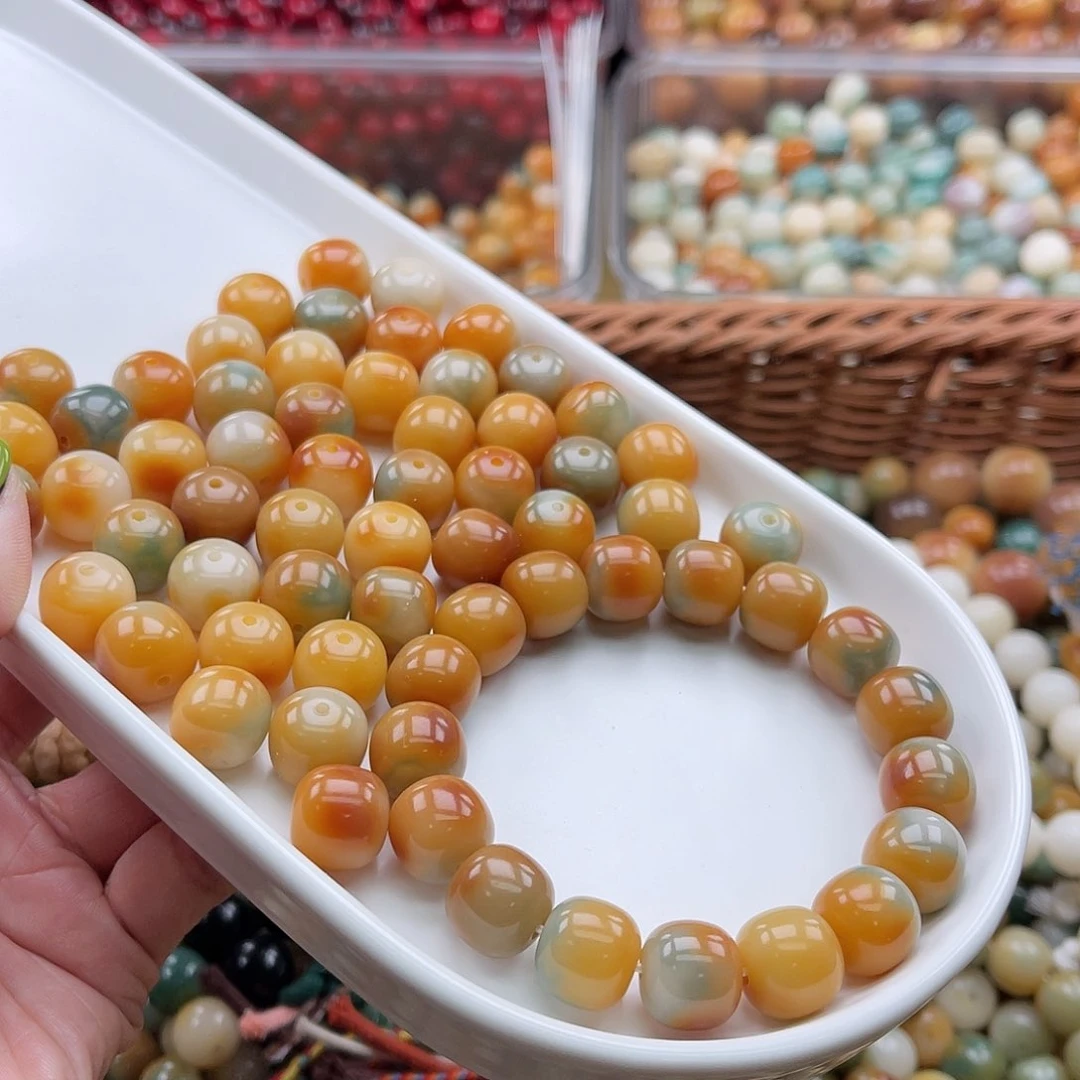 白玉菩提吊坠Wq/13mm/20颗