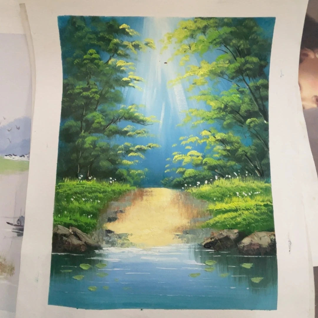 油画油画作品欣赏30.40画芯 