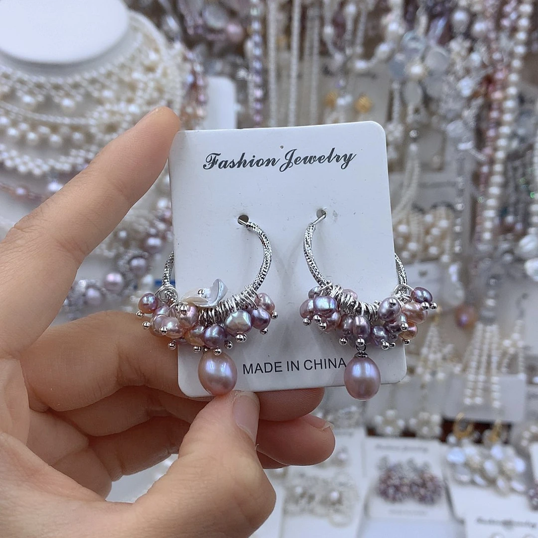 银S925镶嵌项链耳饰淡水珍珠