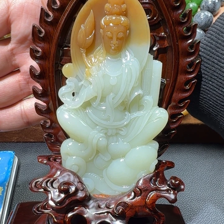 和田玉未镶嵌摆件