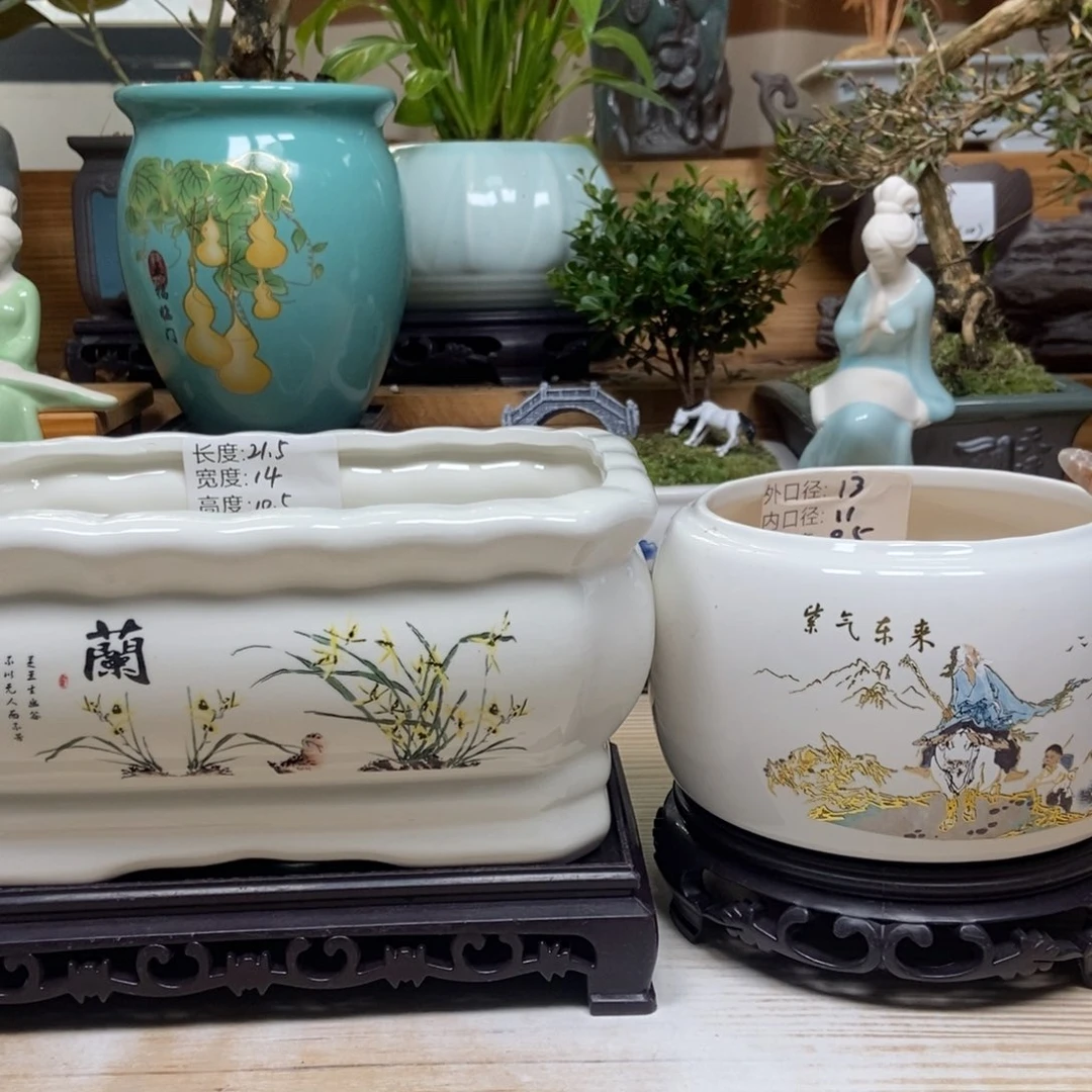 紫砂花盆陶瓷花盆陶瓷艺术