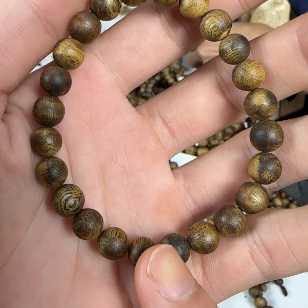 奇楠沉香手串卡8单圈4.5g