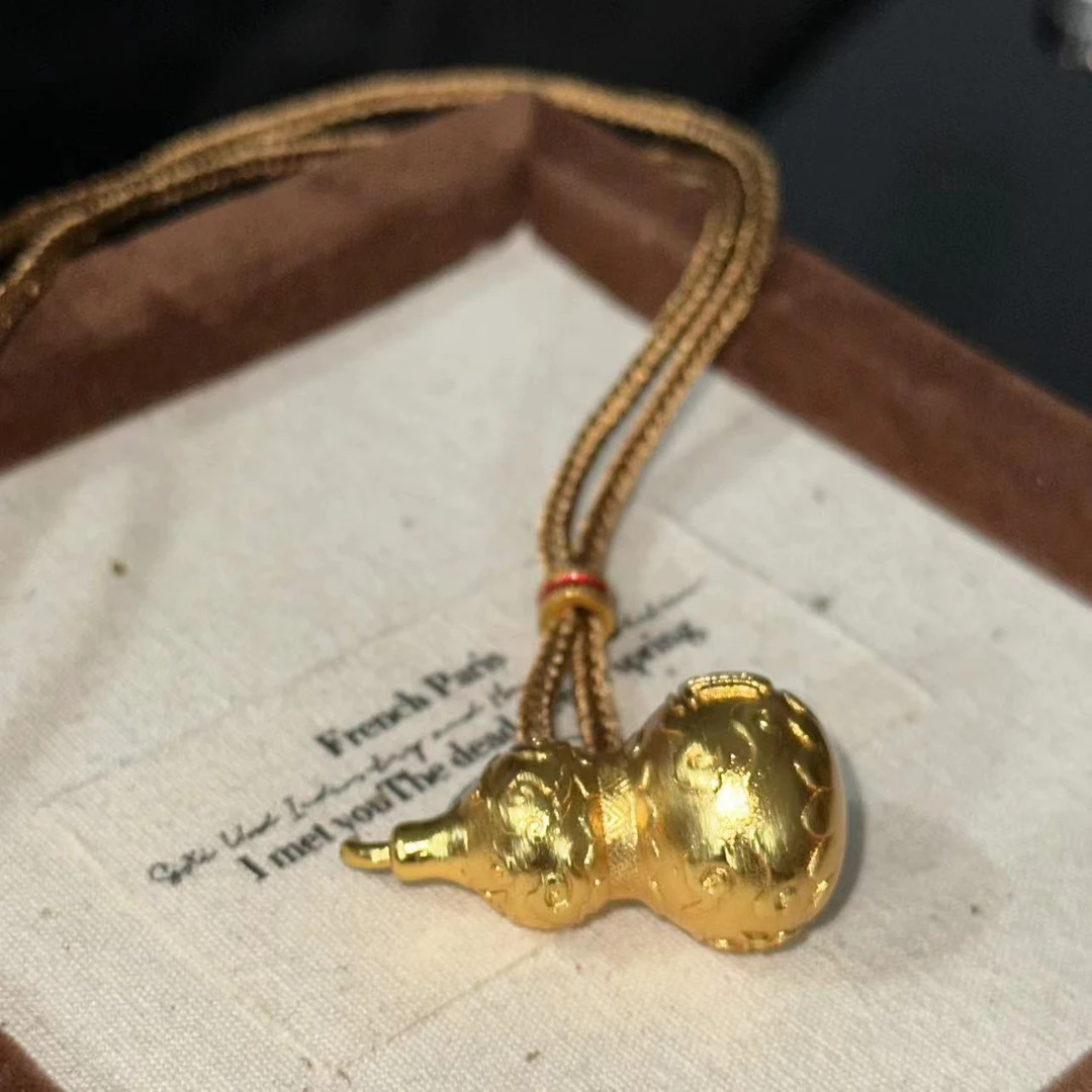 铜合金项链 福禄常满葫芦项链-3967