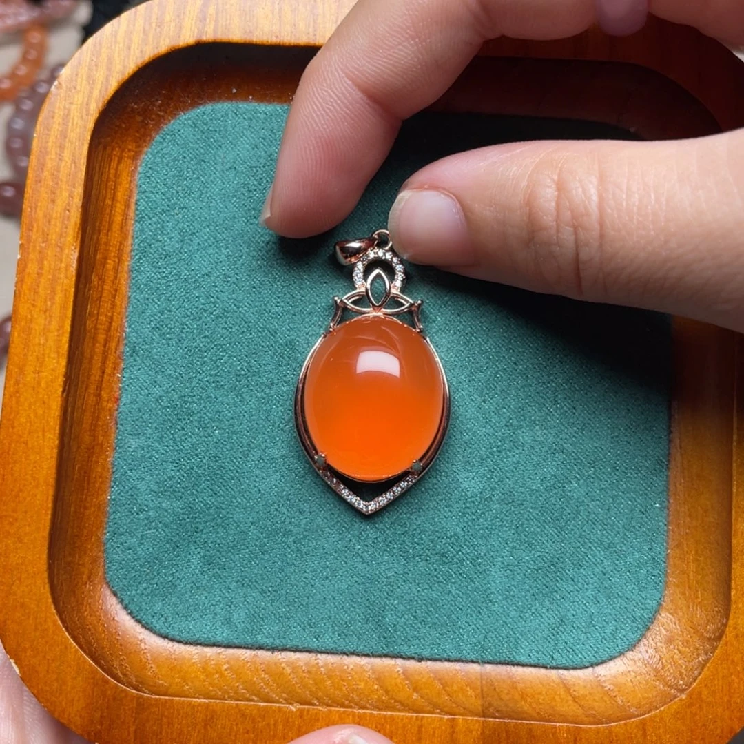 未镶嵌南红玛瑙珠宝半成品