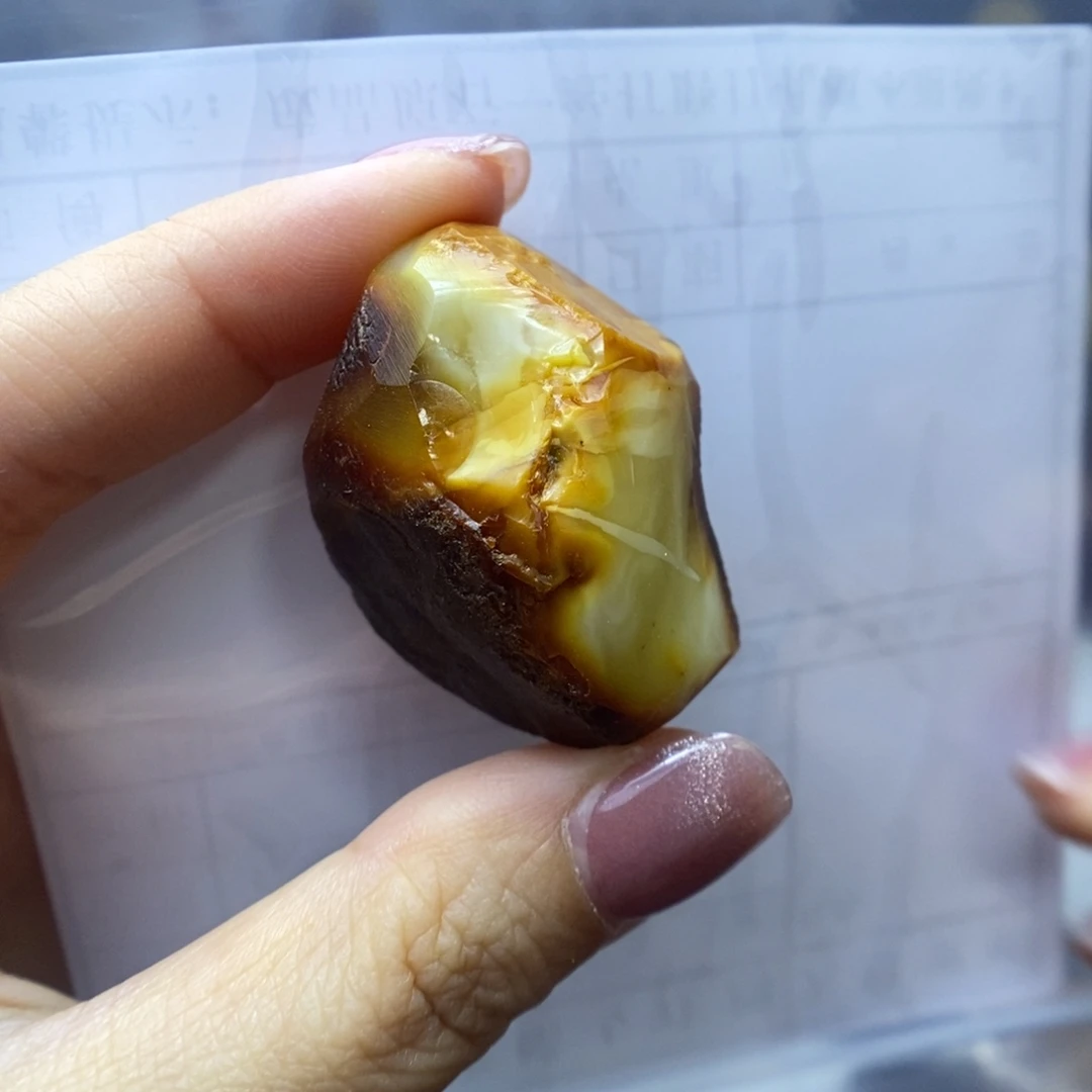 未镶嵌定制蜜蜡郎