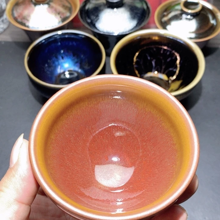 茶盏建盏主人杯品茗杯茶壶茶具