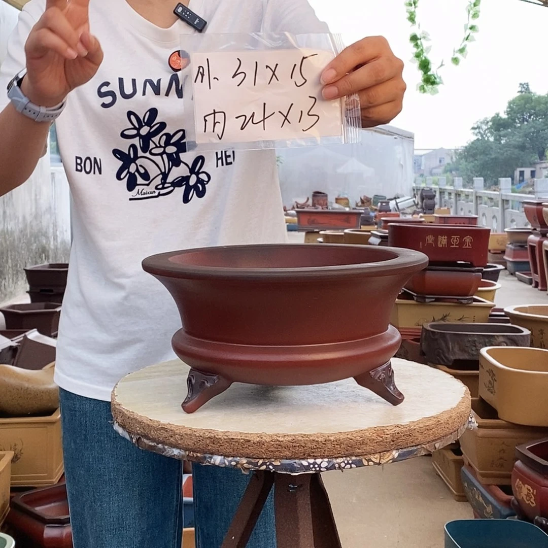 紫砂花盆紫砂花盆