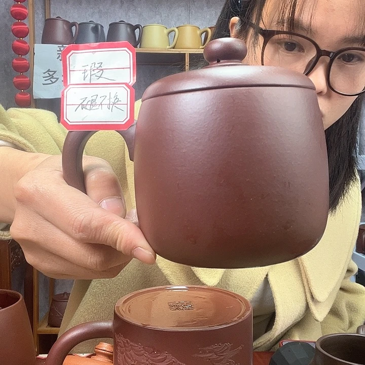 紫砂茶杯原矿紫砂杯