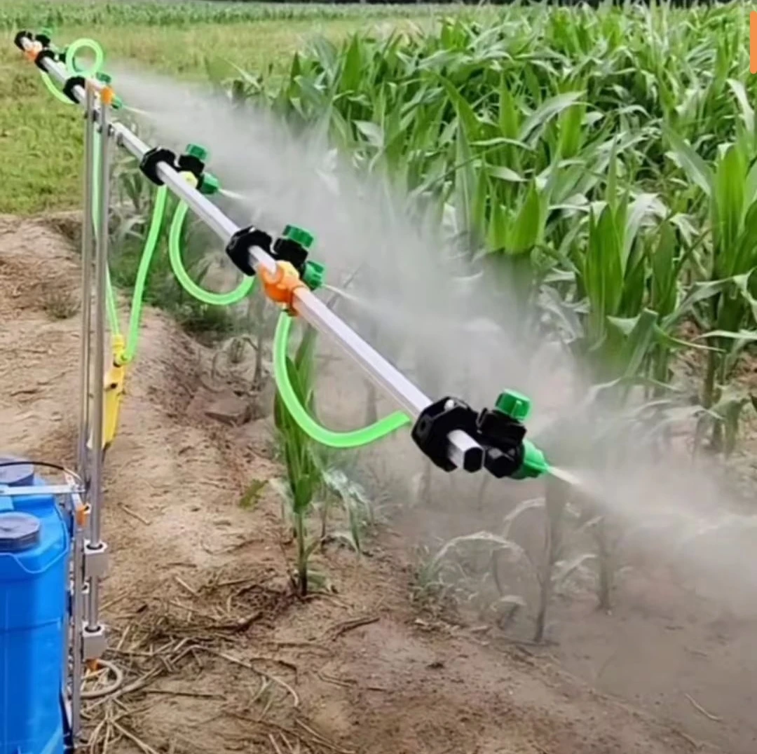 背复式多喷头架子（2025全新升级）带滑道可上下可折叠可伸缩