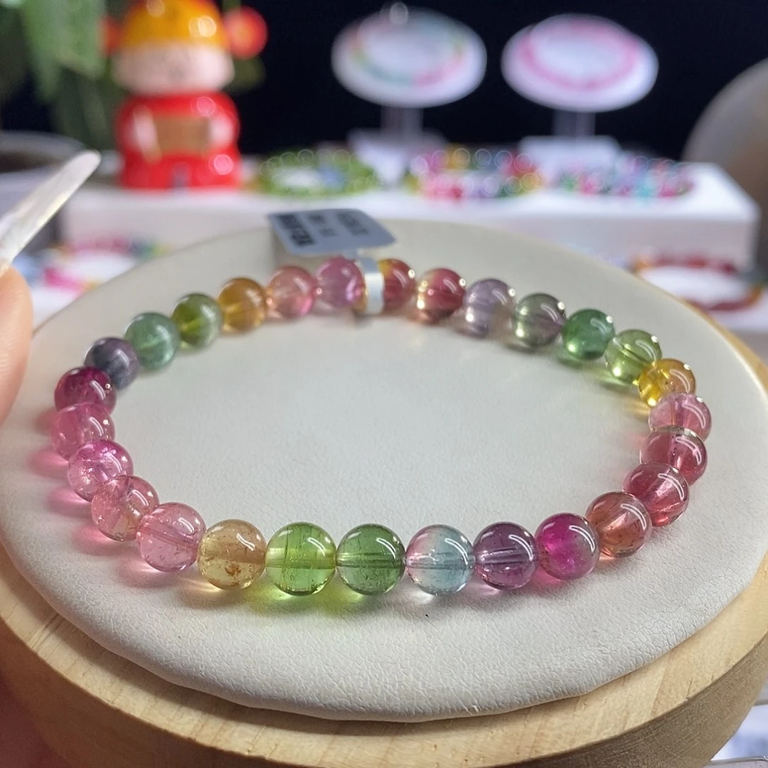 未镶嵌手链碧玺西瓜