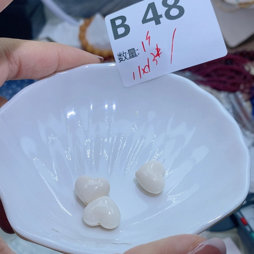 水晶珠宝半成品银S925镶嵌B48