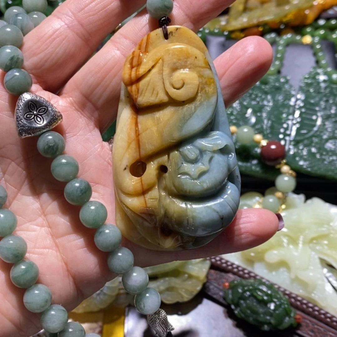 【闪购商品】岫玉毛衣链未镶嵌