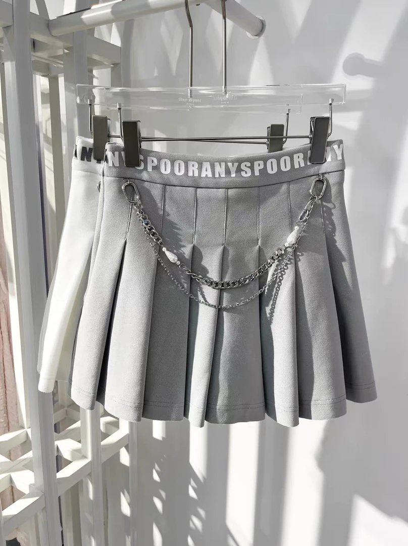 Anyspoor春夏新款百褶裤裙84B130