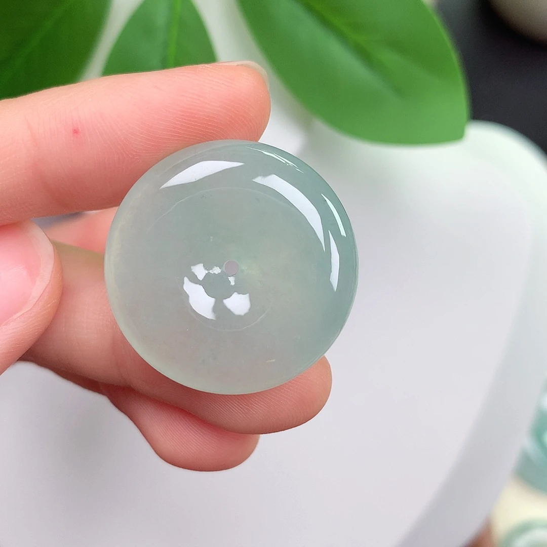 颈饰未镶嵌翡翠平安扣 25.3-5.8mm