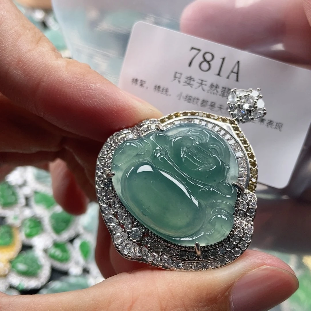 【闪购商品】翡翠未镶嵌颈饰