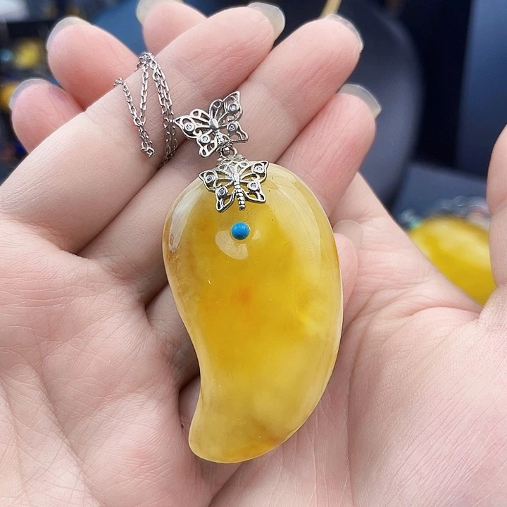 琥珀银S925镶嵌裸石