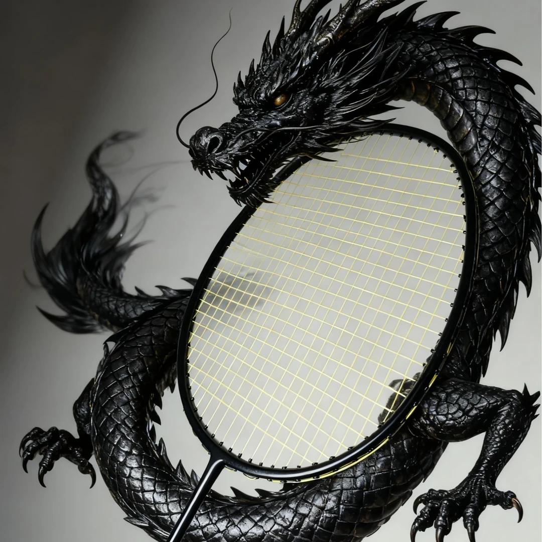 【综合型】4UG5全碳二次成型羽毛球拍高端进阶小黑拍