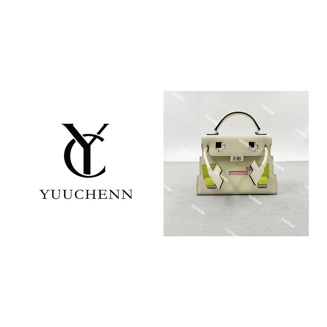 YUUCHENN【马赛克娃娃】18cm原创设计高定真皮包 HH6964