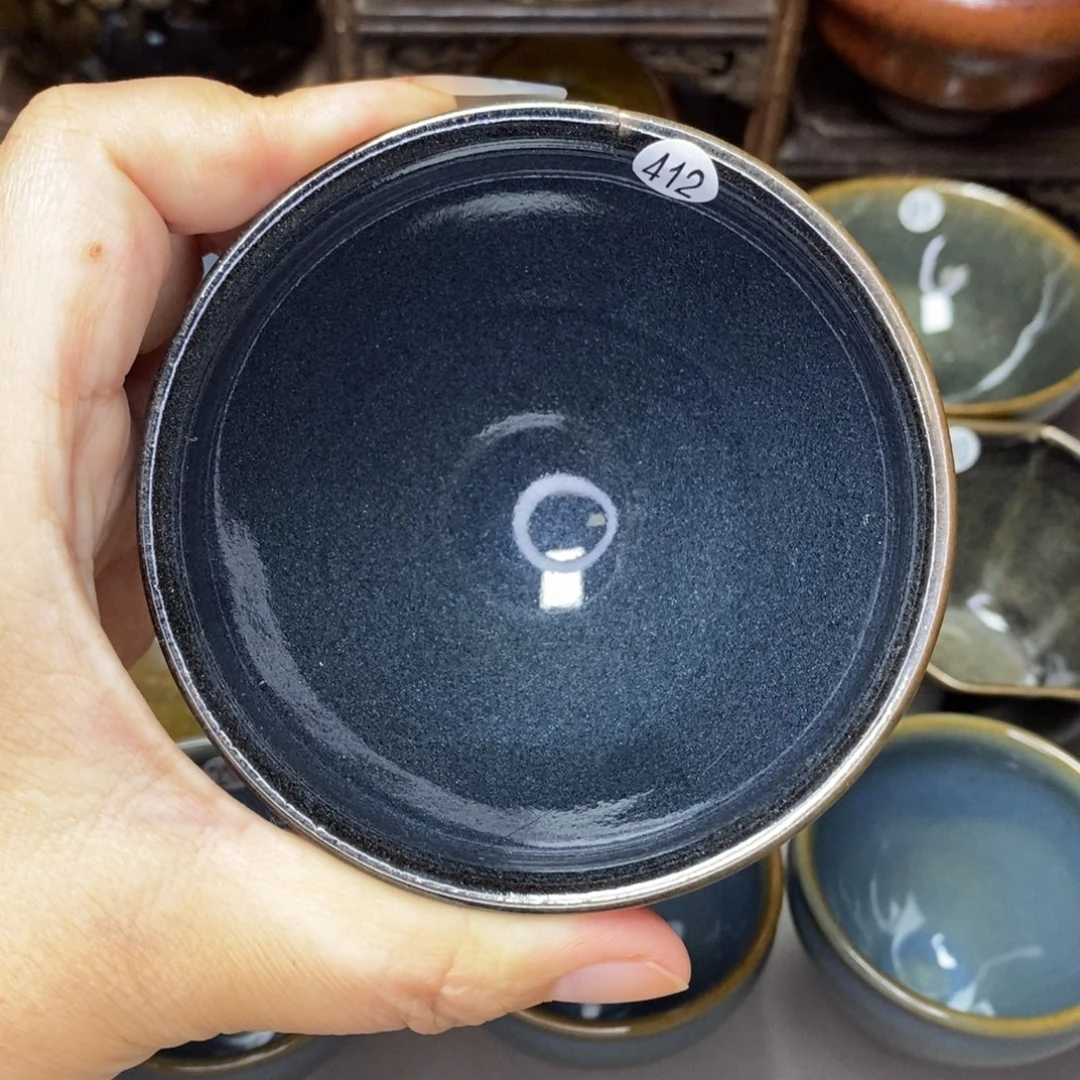 茶盏建窑建盏主人杯微瑕