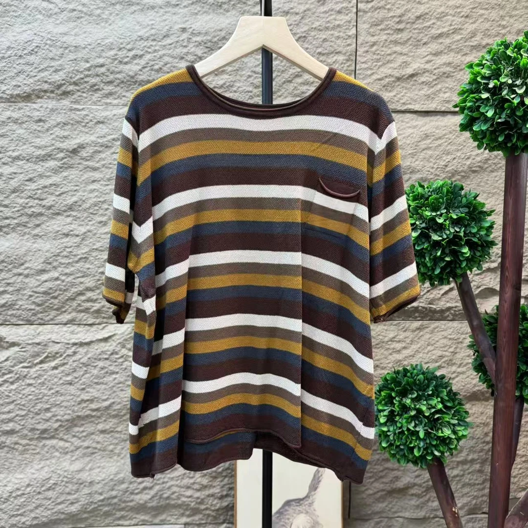 12976新款夏季气质休闲减龄针织T恤