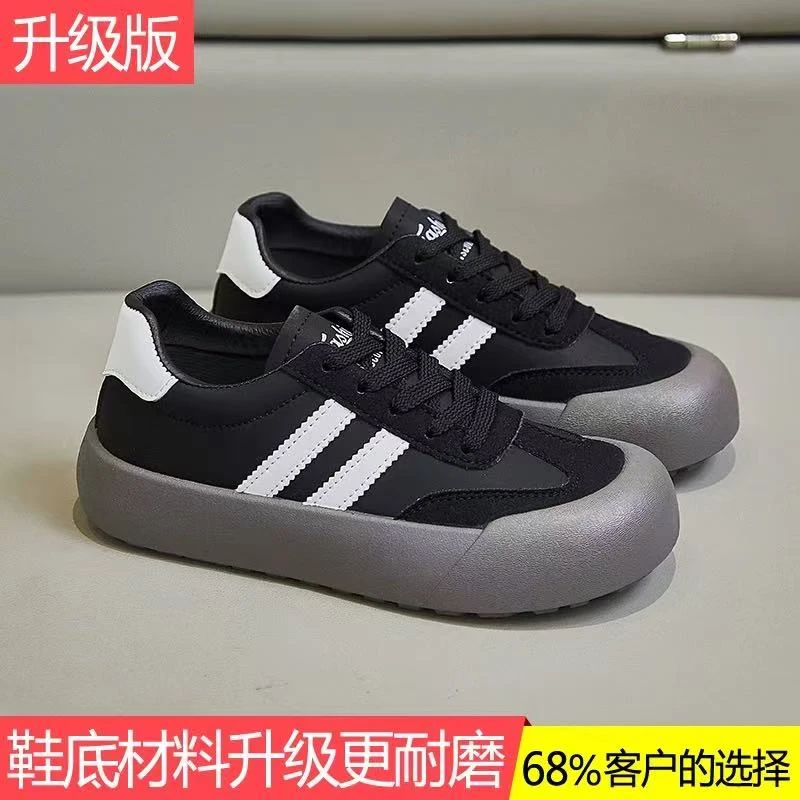 厨房专用防滑鞋女运动鞋软底久站不累脚工作鞋皮面防水上班鞋春秋