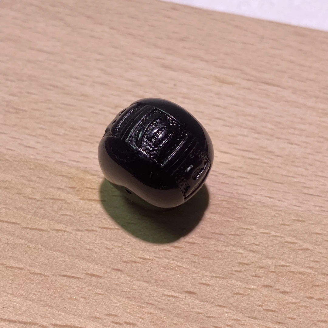 【亿轩珠宝】BS022506翳珀六字真言路路通吊坠18mm+