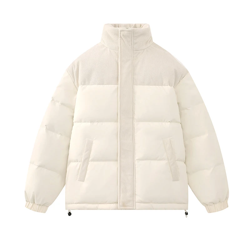 新国标情侣羽绒服男生休闲宽松立领保暖灰鸭羽绒服加厚冬季外套