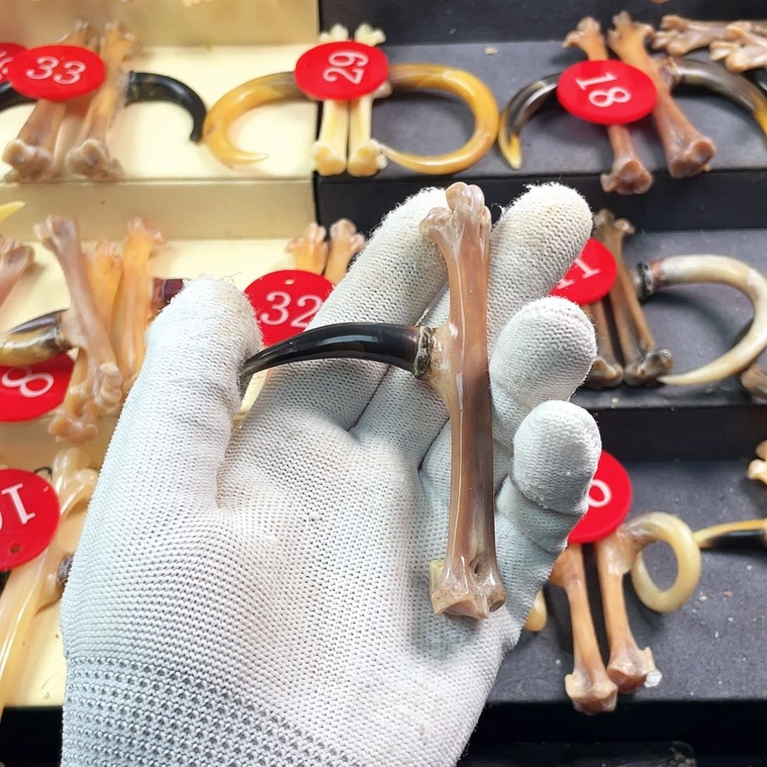 鸡骨（鸡脚）把件手把件