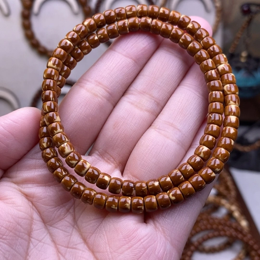 清***悦紫金鼠手串精挑鼠尖纯肉黄金甲火焰5.2双圈精品