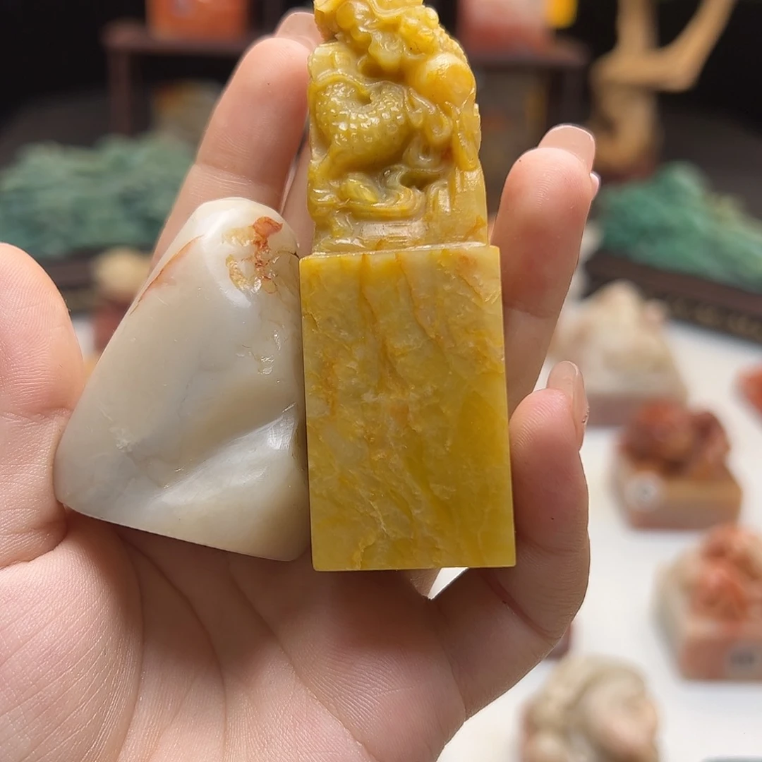 寿山石印石西**老手工制作