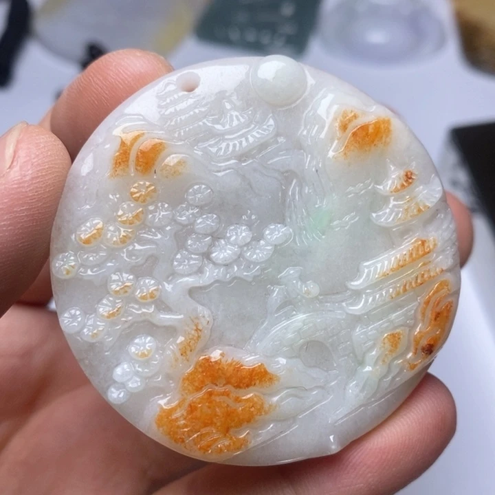 颈饰未镶嵌翡翠翡翠