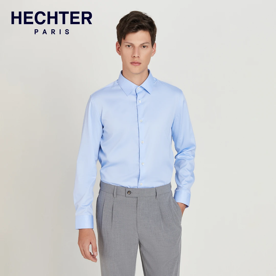 Daniel Hechter/丹尼爱特男士长袖衬衫商务休闲衬衣DS11705