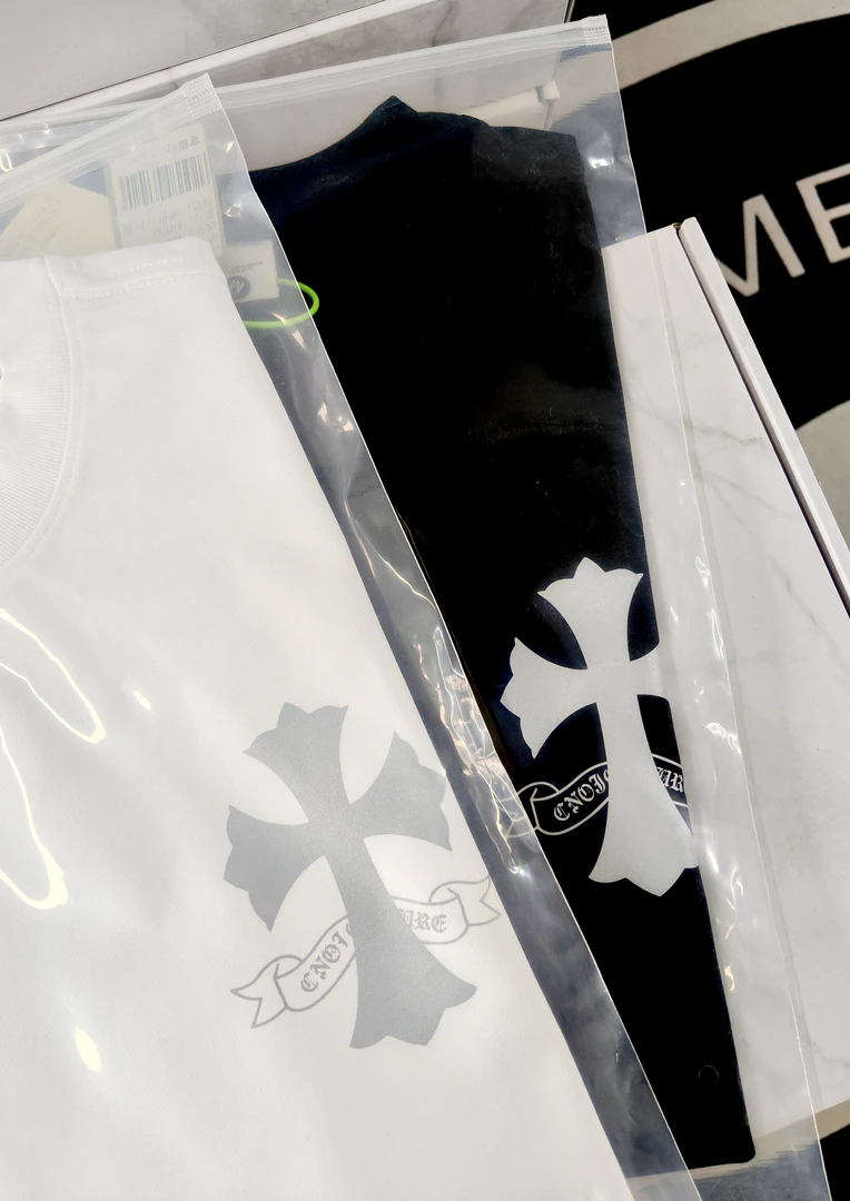 【12号链接-克克反光银十字】2025夏季新款百搭纯棉时尚体恤RH155