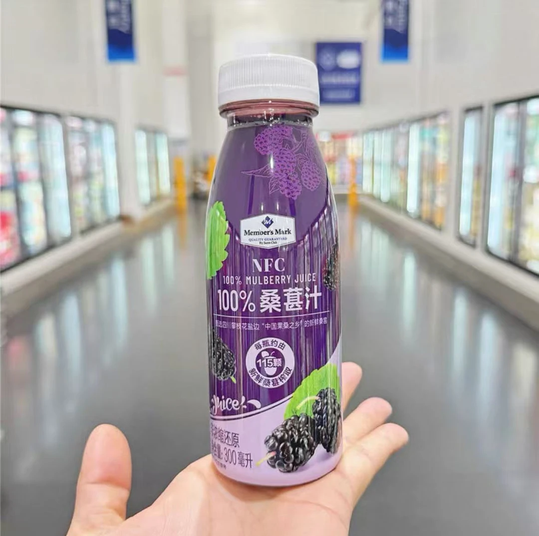 山姆会员店NFC桑葚汁纯果蔬汁饮料