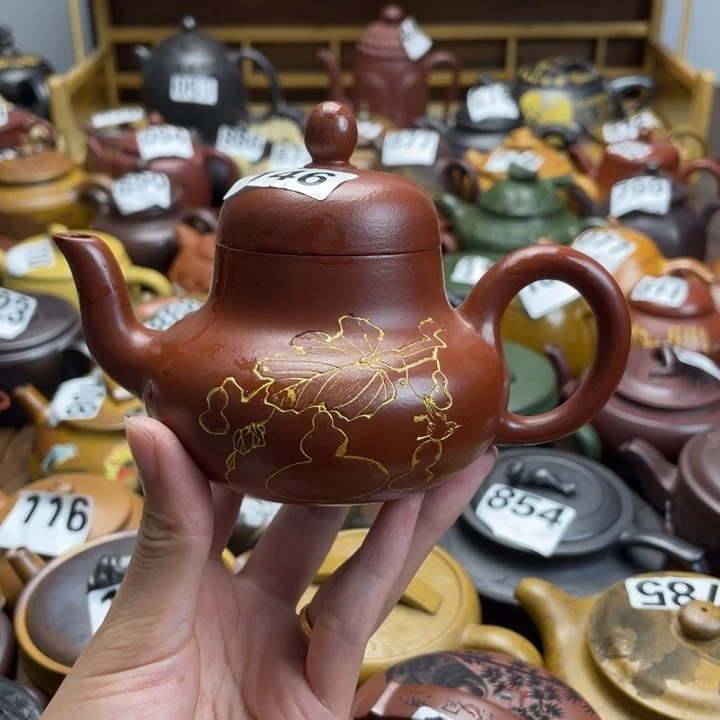 茗***馆茶壶紫砂紫砂微瑕