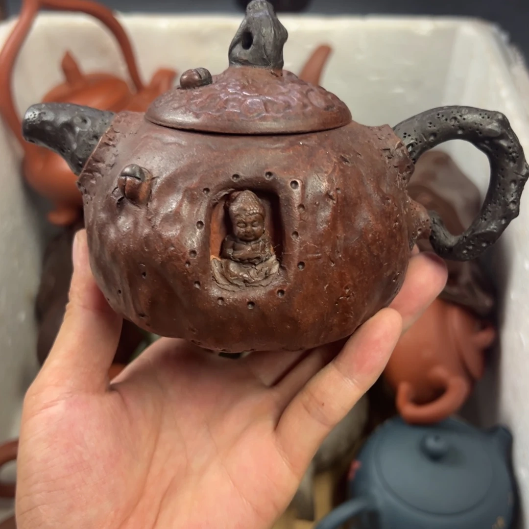 茶壶紫砂宜兴原矿紫砂壶240毫升容量