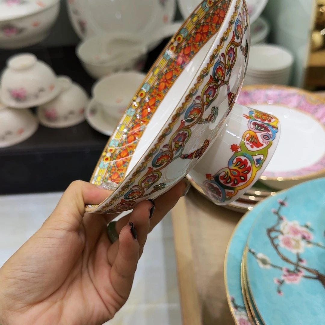 许***怡瓷片骨瓷餐具高骨餐具高温陶瓷