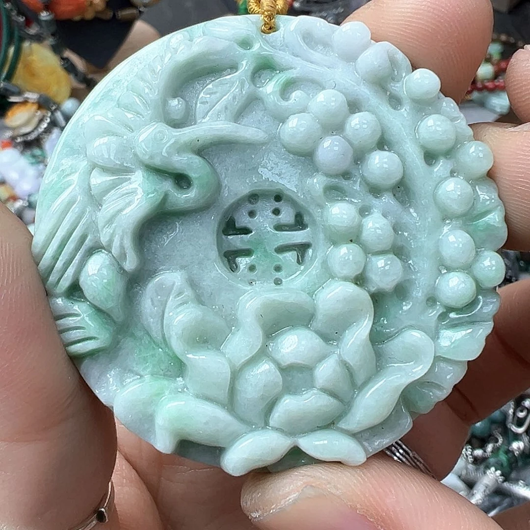 翡翠戒指未镶嵌炸