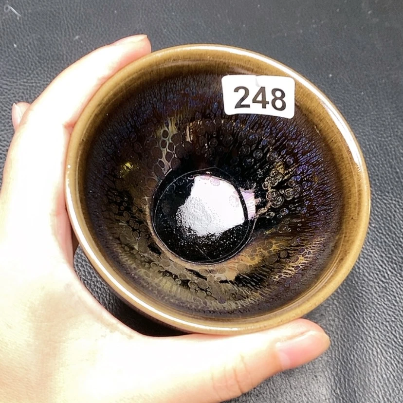 【闪购商品】茶盏全手工原矿釉放漏