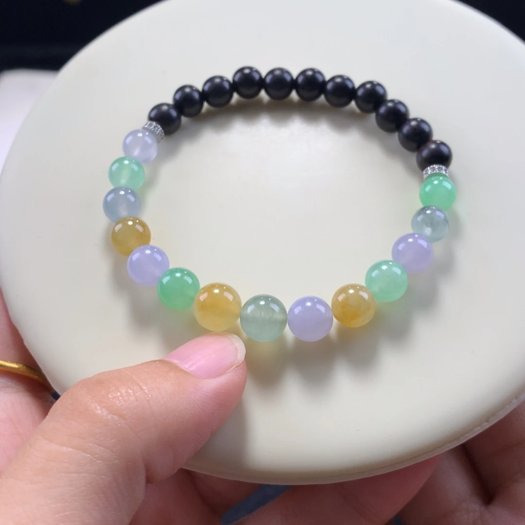 未镶嵌手串翡翠微塔冰多宝