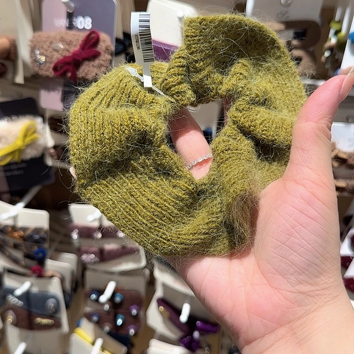 布艺非金属咸菜绿发圈