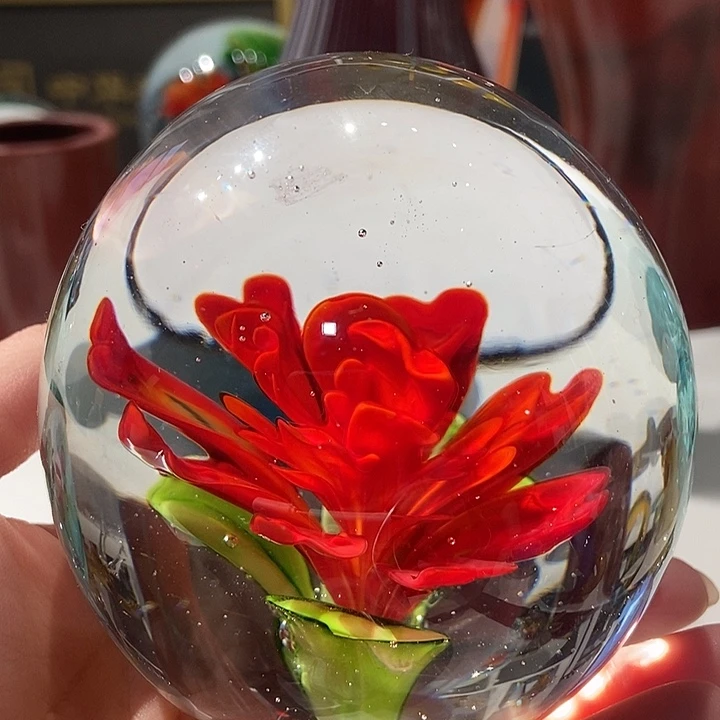 琉璃纯手工琉璃花球