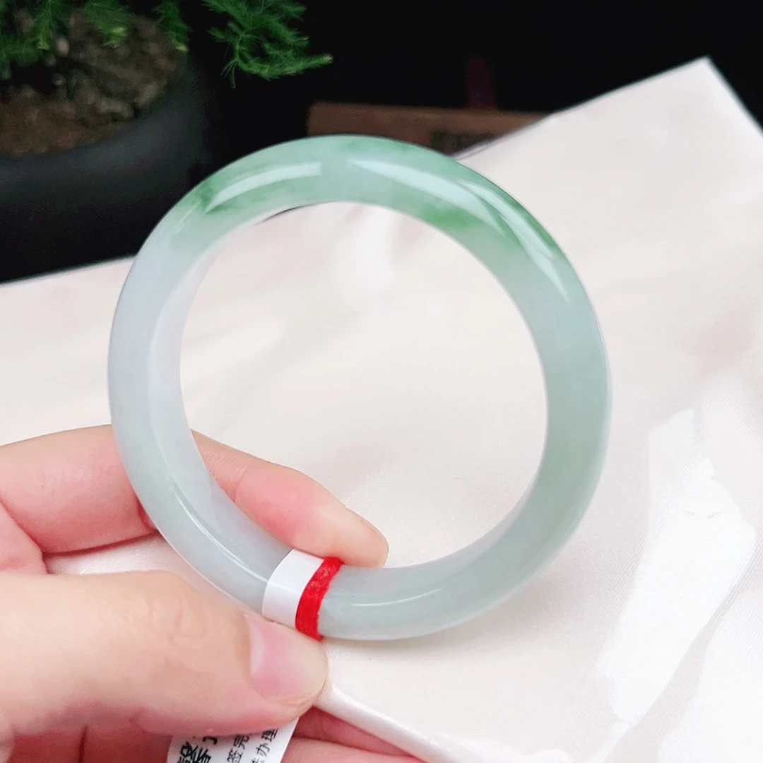 翡翠未镶嵌手镯b0707-3