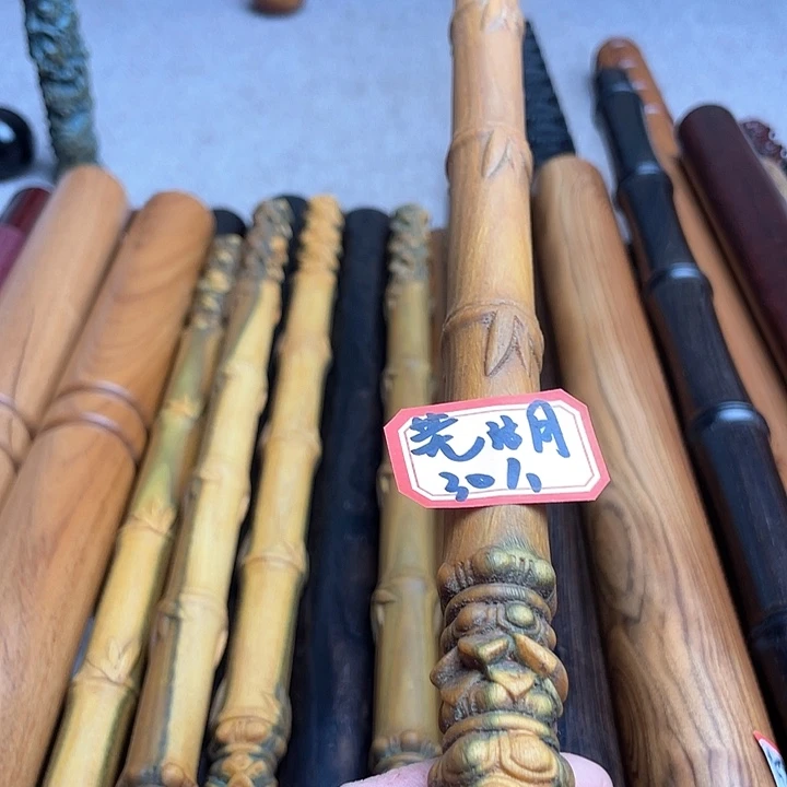 绿檀竹节莲花棍30特价